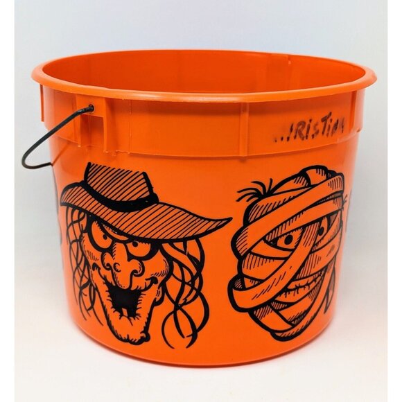 Shamrock Industries Universal Monsters Halloween Bucket Trick or Treat Pail VTG - Picture 2 of 5